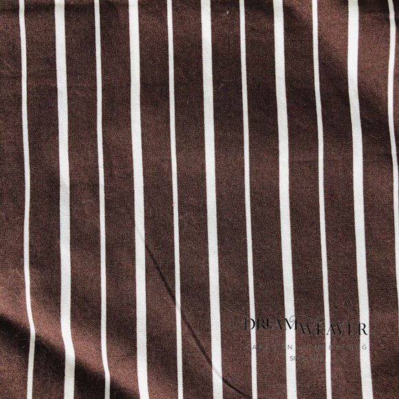 Cotton Baby Pants | Brown and White Stripe - Picture 2 of 2